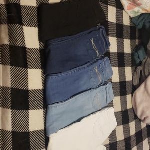 5 pairs of Abercrombie girls jeans 9/10